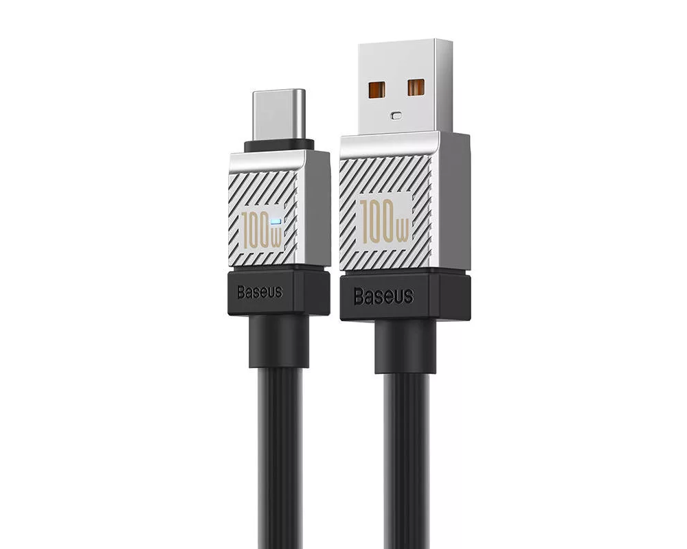 Кабел Кабел  Baseus CoolPlay USB към USB-C 100W 1м CAKW000601 - черен 6