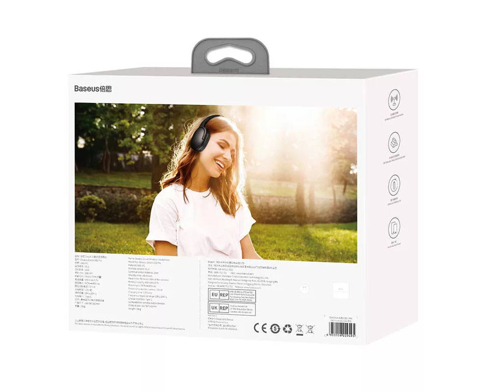 Слушалки Безжични Bluetooth Baseus Encok D02 Pro NGTD010301 - черни 8
