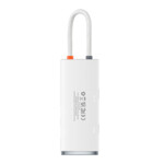 <span>USB хъб</span> Мултифункционален USB хъб Baseus WKQX050002 6 в 1 Lite Series, USB-C към 2x USB 3.0 + HDMI + USB-C + TF/SD - бял <span class='catalog-num-in-name'>WKQX050002</span> - 