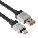 Кабел Кабел  Baseus CoolPlay USB към USB-C 100W 2м CAKW000701 - черен 8