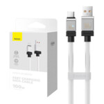 <span>Кабел</span> Кабел  Baseus CoolPlay USB към USB-C 100W 1м CAKW000602 - бял <span class='catalog-num-in-name'>CAKW000602</span> - 