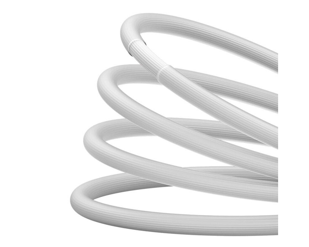 Кабел Кабел  Baseus CoolPlay USB към USB-C 100W 1м CAKW000602 - бял 6