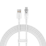 <span>Кабел</span> Baseus Explorer USB към USB-C 100W 2м CATS010502 - бял <span class='catalog-num-in-name'>CATS010502</span> - 