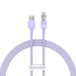 <span>Кабел</span> Baseus Explorer USB към USB-C 100W 2м CATS010505 - лилав <span class='catalog-num-in-name'>CATS010505</span> - 