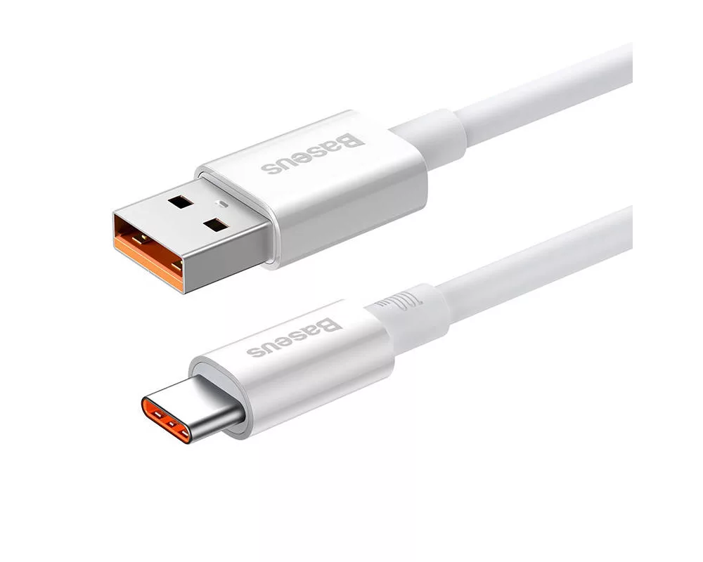 Кабел Кабел Baseus Superior USB към USB-C 100W 2м P10320102214-03 - бял 3