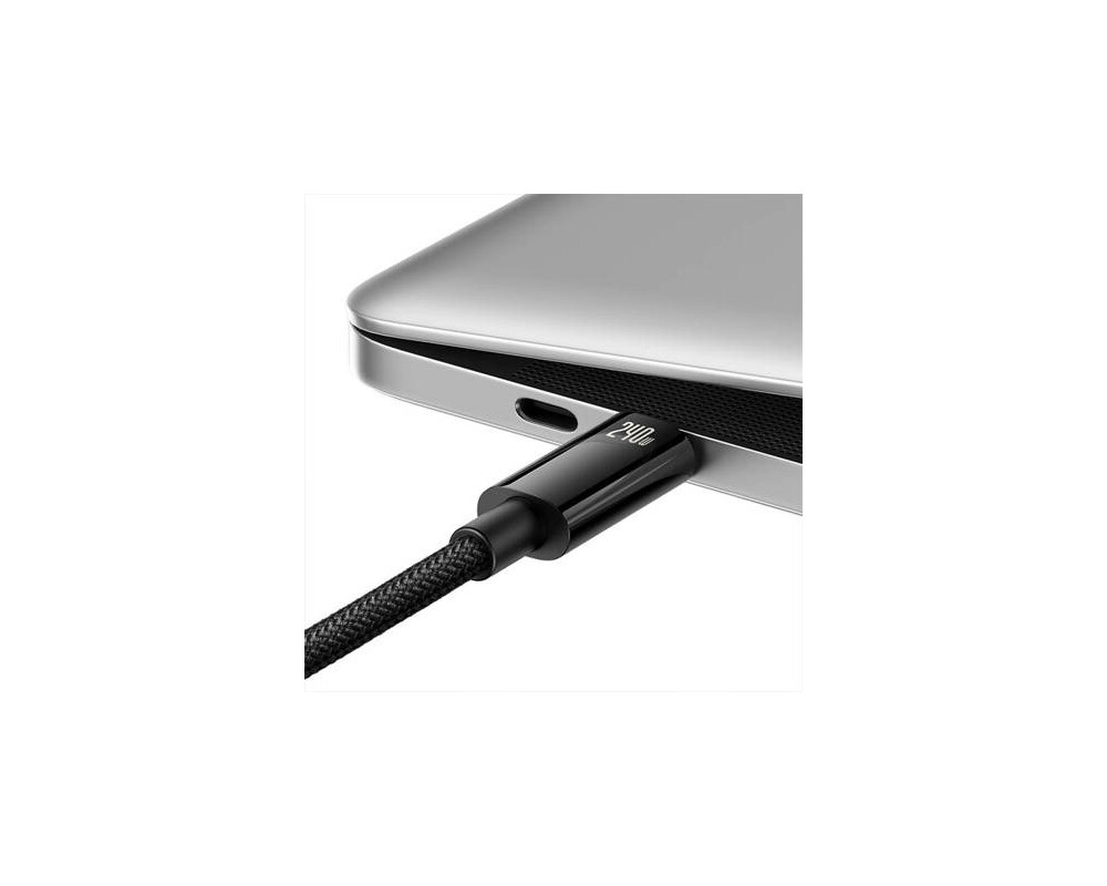 Кабел Baseus Tungsten Gold 240W USB-C към USB-C 3м CAWJ040201 - черен 4