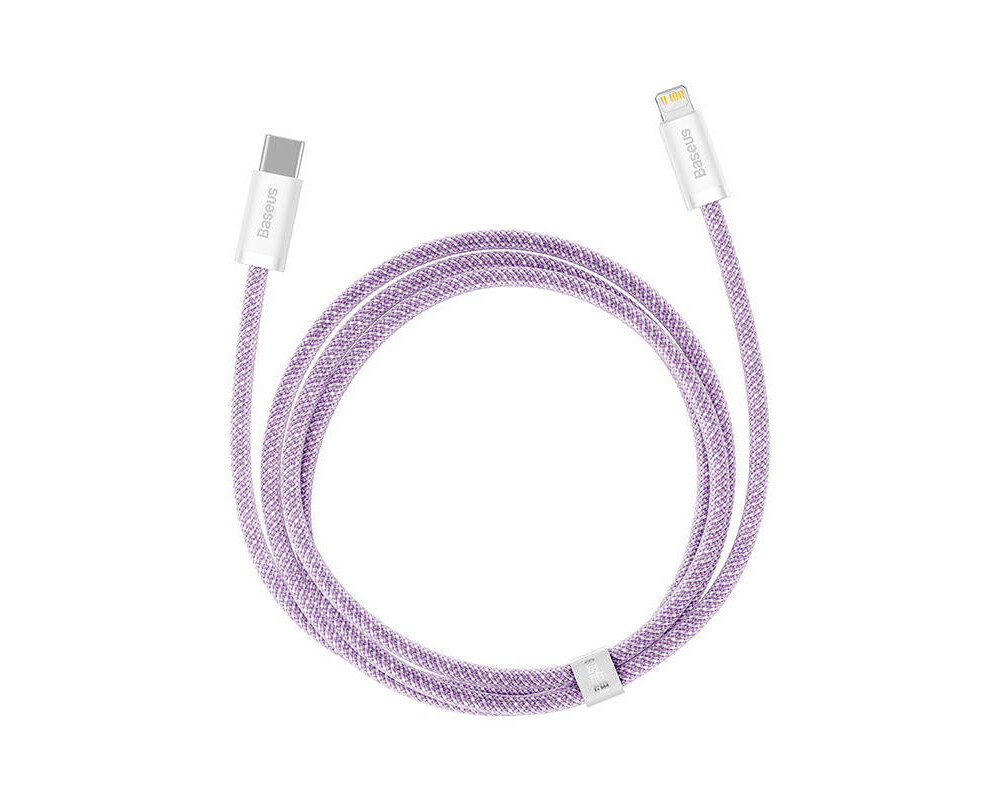 Кабел Кабел Baseus Dynamic USB-C към Lightning 20W 2м CALD000005 - лилав 3