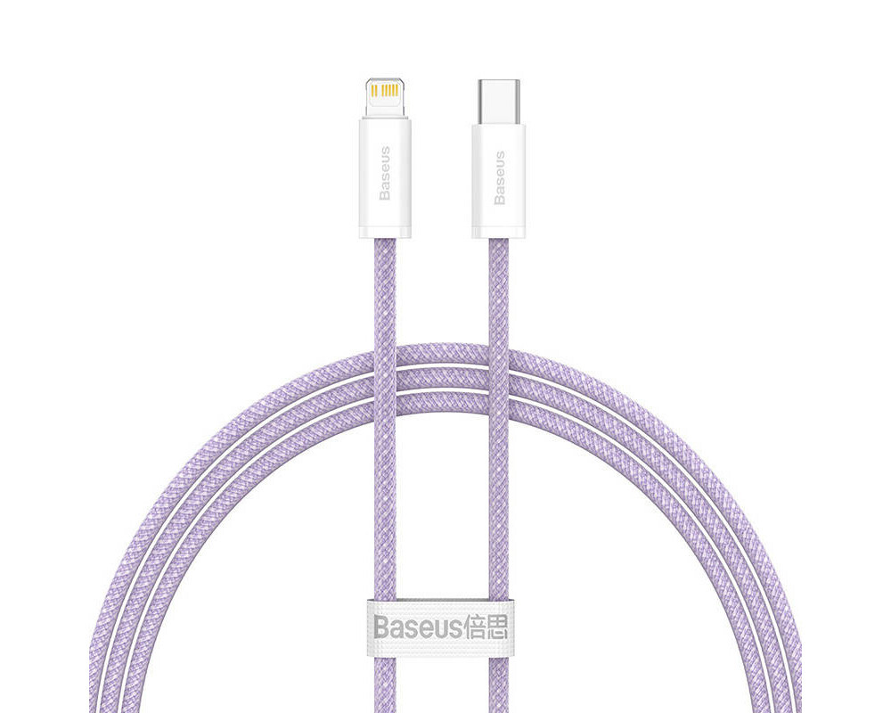 Кабел Кабел Baseus Dynamic USB-C към Lightning 20W 2м CALD000005 - лилав 2