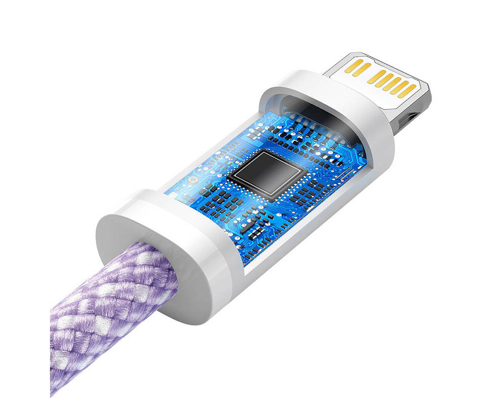 Кабел Кабел Baseus Dynamic USB-C към Lightning 20W 2м CALD000005 - лилав 4