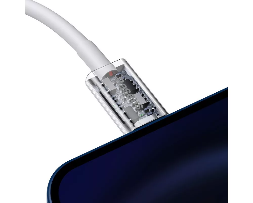 Кабел Кабел Baseus Superior USB Type C към Lightning 20W 2м CATLYS-C02 - бял 5
