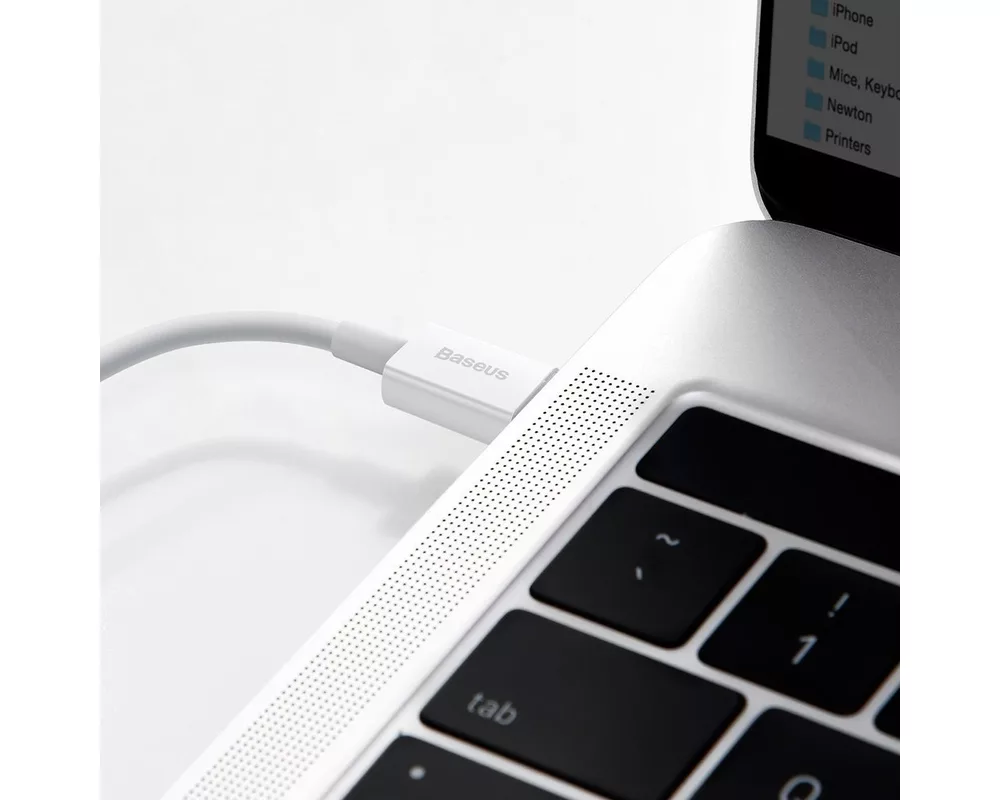 Кабел Кабел Baseus Superior USB Type C към Lightning 20W 2м CATLYS-C02 - бял 6