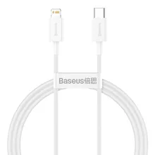  Кабел Baseus Superior USB Type C към Lightning 20W 2м CATLYS-C02 - бял 677470 CATLYS-C02 на топ цена - PIC.bg