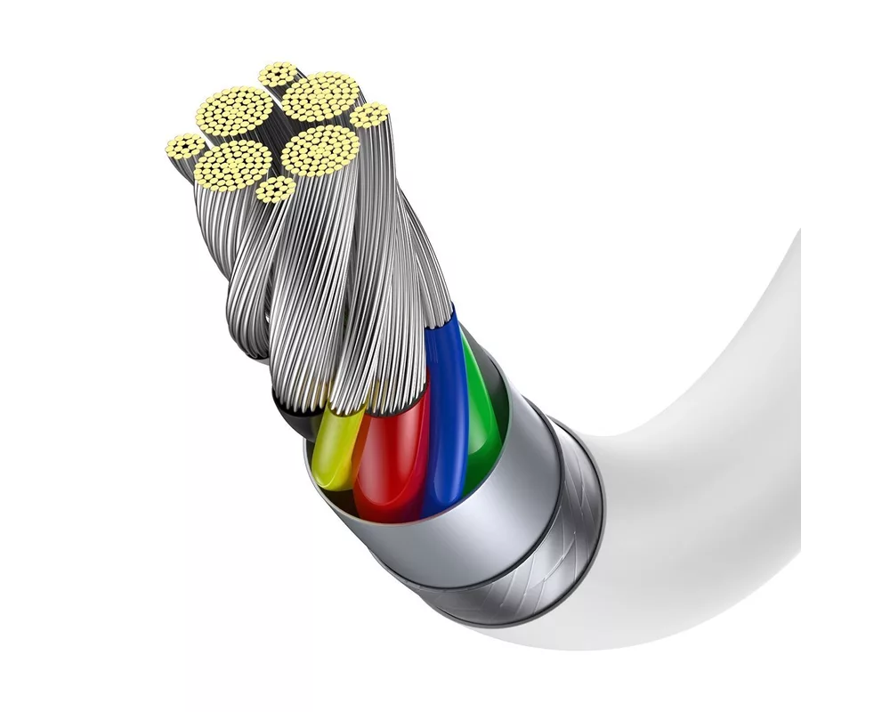 Кабел Кабел Baseus Superior USB Type-C към Type-C, PD 2.0 100W, 1м, CATYS-B02 - бял 4