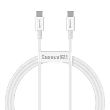  Кабел Baseus Superior USB Type-C към Type-C, PD 2.0 100W, 1м, CATYS-B02 - бял 677471 CATYS-B02 на топ цена - PIC.bg