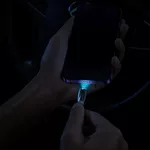 Кабел Baseus Glimmer fast charging USB-C 100W 1м CADH000701 - черен 8