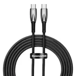 <span>Кабел</span> Baseus Glimmer fast charging USB-C 100W 1м CADH000701 - черен <span class='catalog-num-in-name'>CADH000701</span> - 