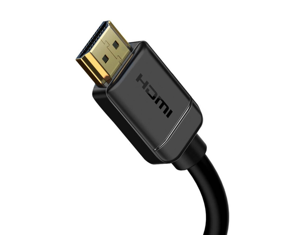 Кабел Кабел Baseus CAKGQ-C01 2x HDMI 2.0 4K 60Hz Cable, 3D, HDR, 18Gbps, 3м - черен 2