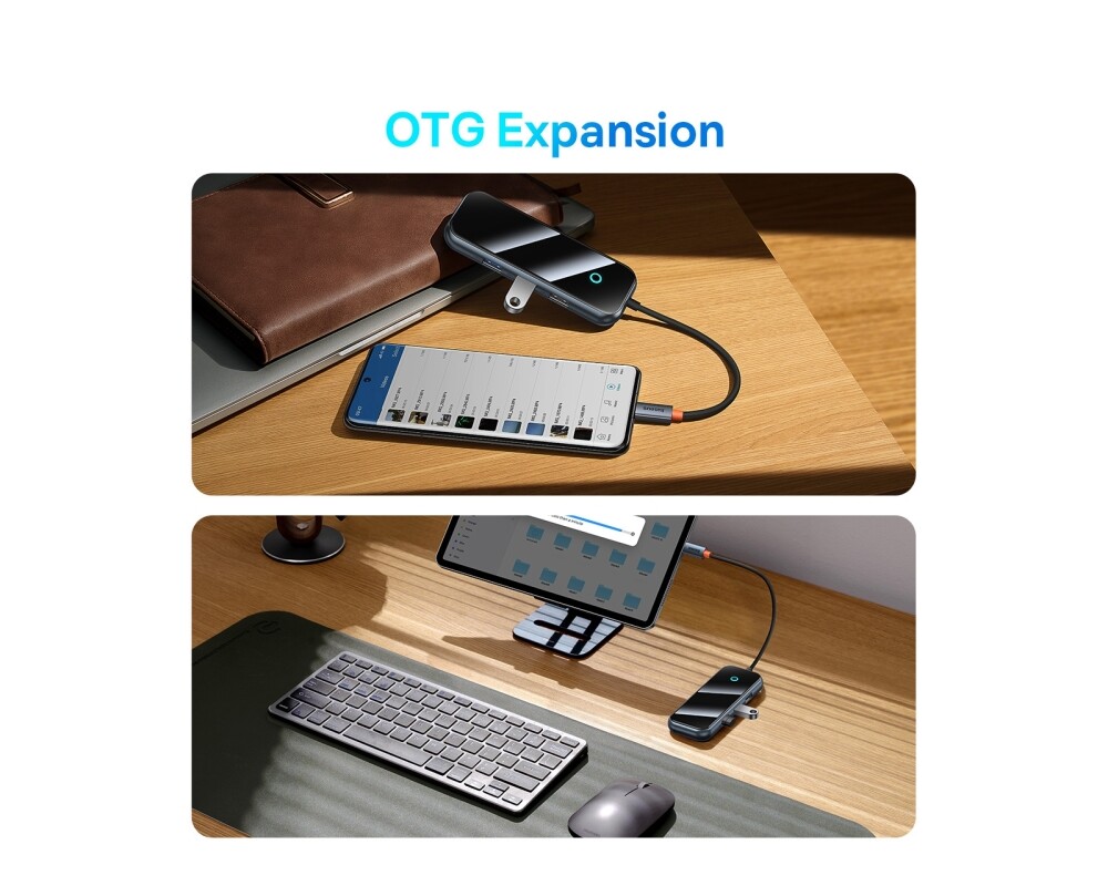 USB хъб Baseus Extreme II WKJZ010213 5 в 1 USB Type-C към USB3.0x2+USB2.0+USB Type-C+HDMI - тъмно сив 8