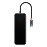 <span>USB хъб</span> Baseus Extreme II WKJZ010213 5 в 1 USB Type-C към USB3.0x2+USB2.0+USB Type-C+HDMI - тъмно сив <span class='catalog-num-in-name'>WKJZ010213</span> - 