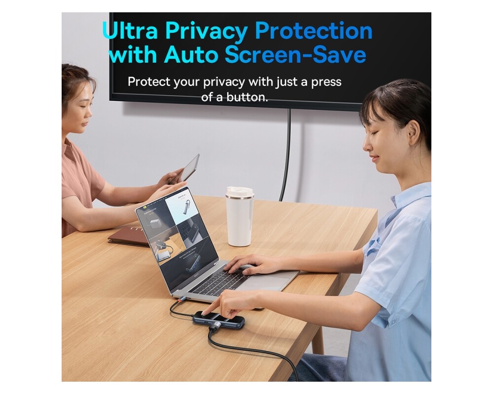 USB хъб Baseus Extreme II WKJZ010213 5 в 1 USB Type-C към USB3.0x2+USB2.0+USB Type-C+HDMI - тъмно сив 4