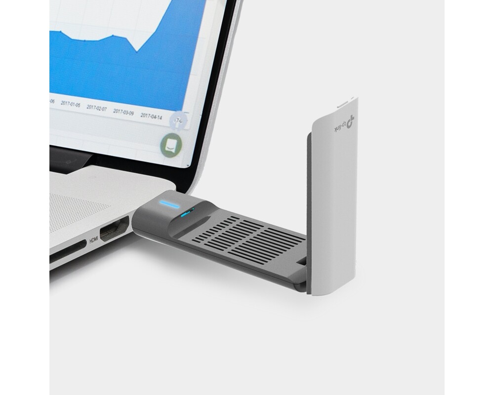 Мрежова карта Безжичен USB 2-лентов адаптер TP-Link Archer TX20UH AX1800 6