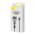Кабел Baseus StarSpeed USB към M+L+C 3.5A Fast Charging 1.2м CAXS000001 - черен 6
