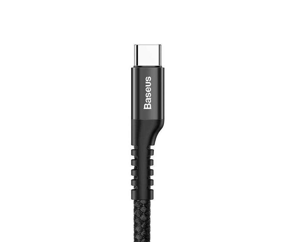 Кабел Кабел Baseus Fish Eye Spring Data Cable Type-C 2A 1м CATSR-01 - черен 3