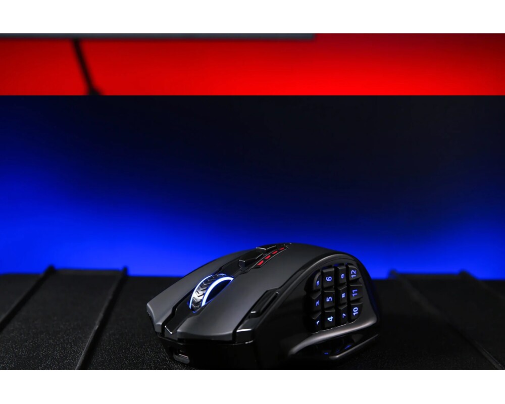 Мишка Безжична и кабелна Redragon M913-BK Impact Elite RGB черна 8