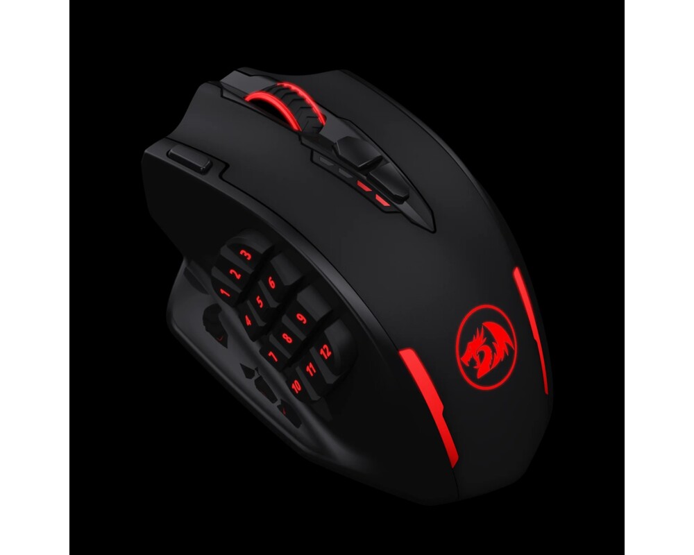 Мишка Безжична и кабелна Redragon M913-BK Impact Elite RGB черна 5