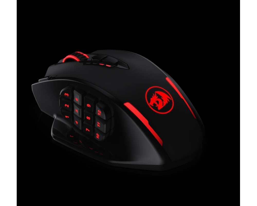 Мишка Безжична и кабелна Redragon M913-BK Impact Elite RGB черна 3