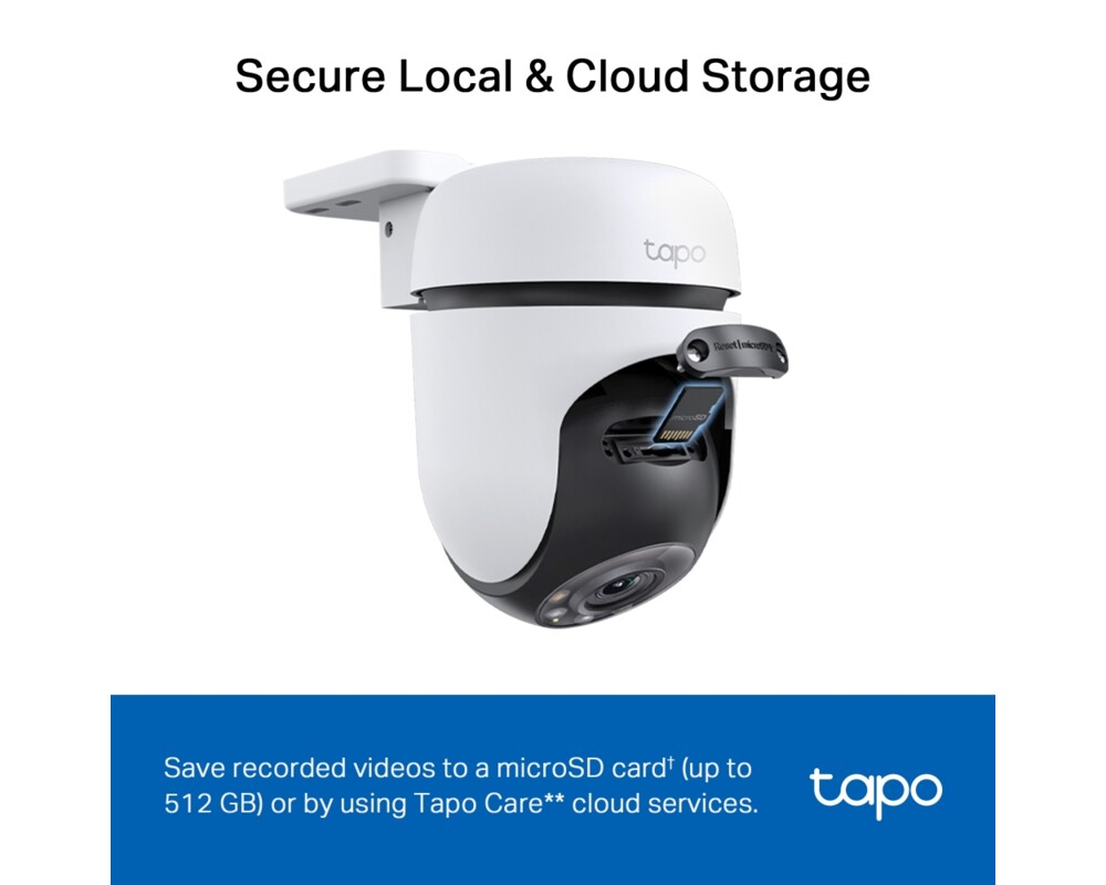 Цифрова IP камера TP-Link Tapo C510W 2K панорамна 10
