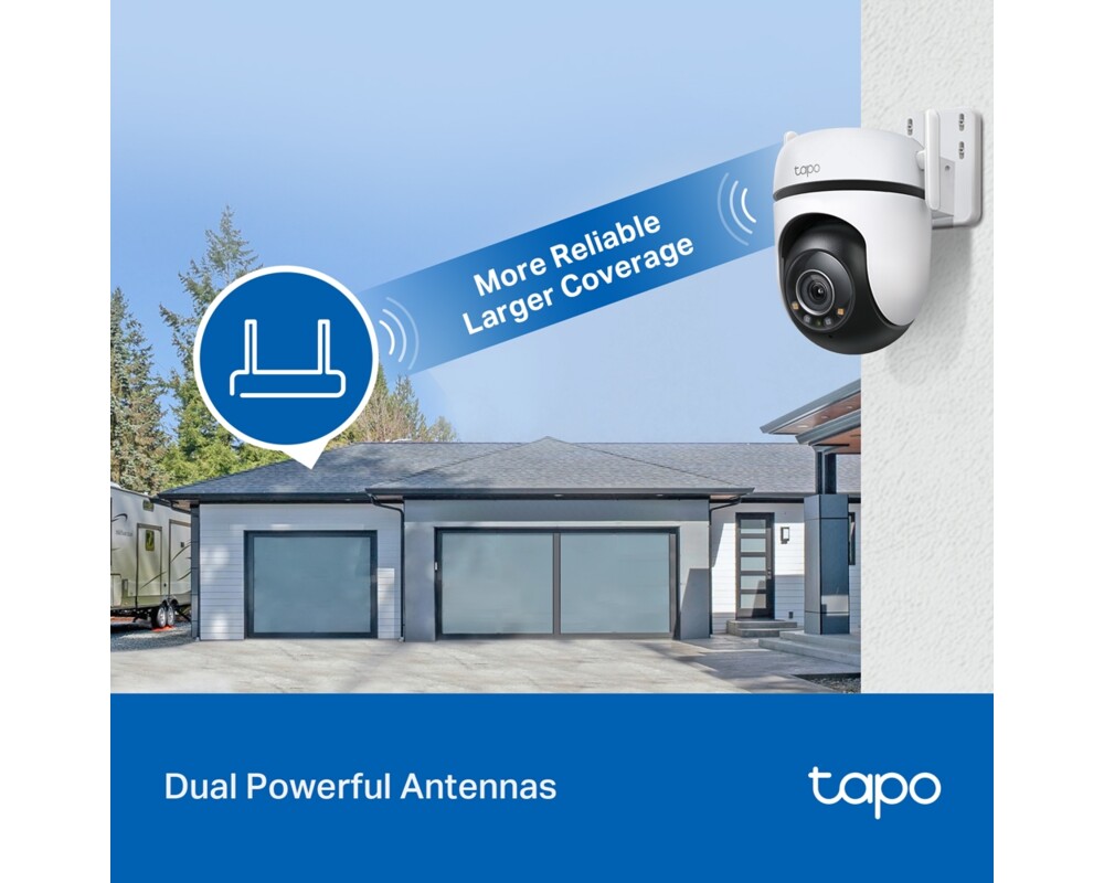 Цифрова IP камера TP-Link Tapo C520WS 4MP 2K QHD панорамна 7