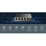 Switch (Комутатор) TP-Link TL-SG105MPE 5-портов Gigabit Easy Smart Switch с 4 порта PoE+ 4