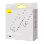 USB хъб Мултифункционален USB хъб Baseus 4 - порта USB-A към 4 x USB 3.0 WKQX080001 - черен 8
