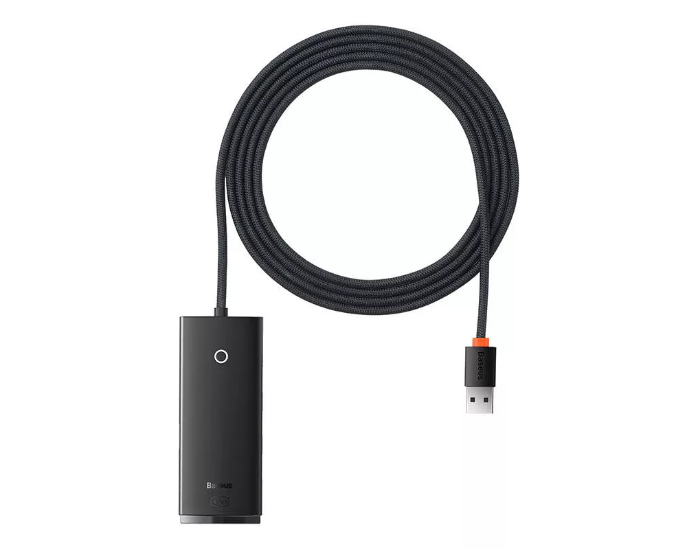 USB хъб Мултифункционален USB хъб Baseus 4 - порта USB-A към 4 x USB 3.0 WKQX080001 - черен 2