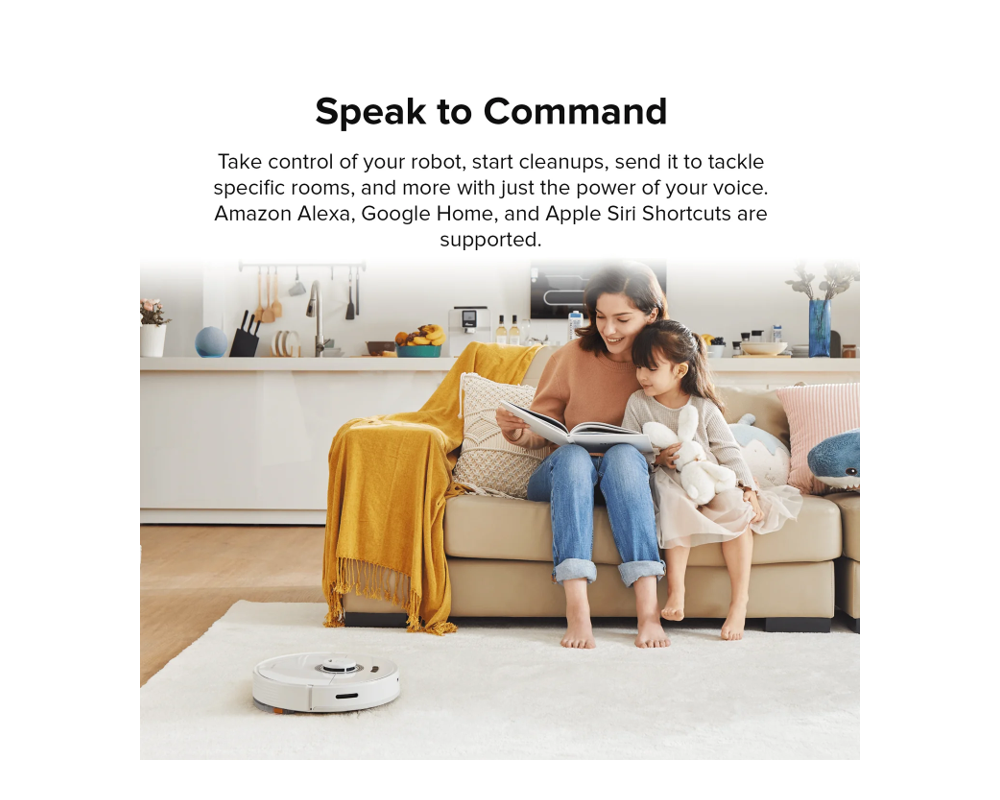 Смарт прахосмукачка Roborock Q7Max - бяла 12