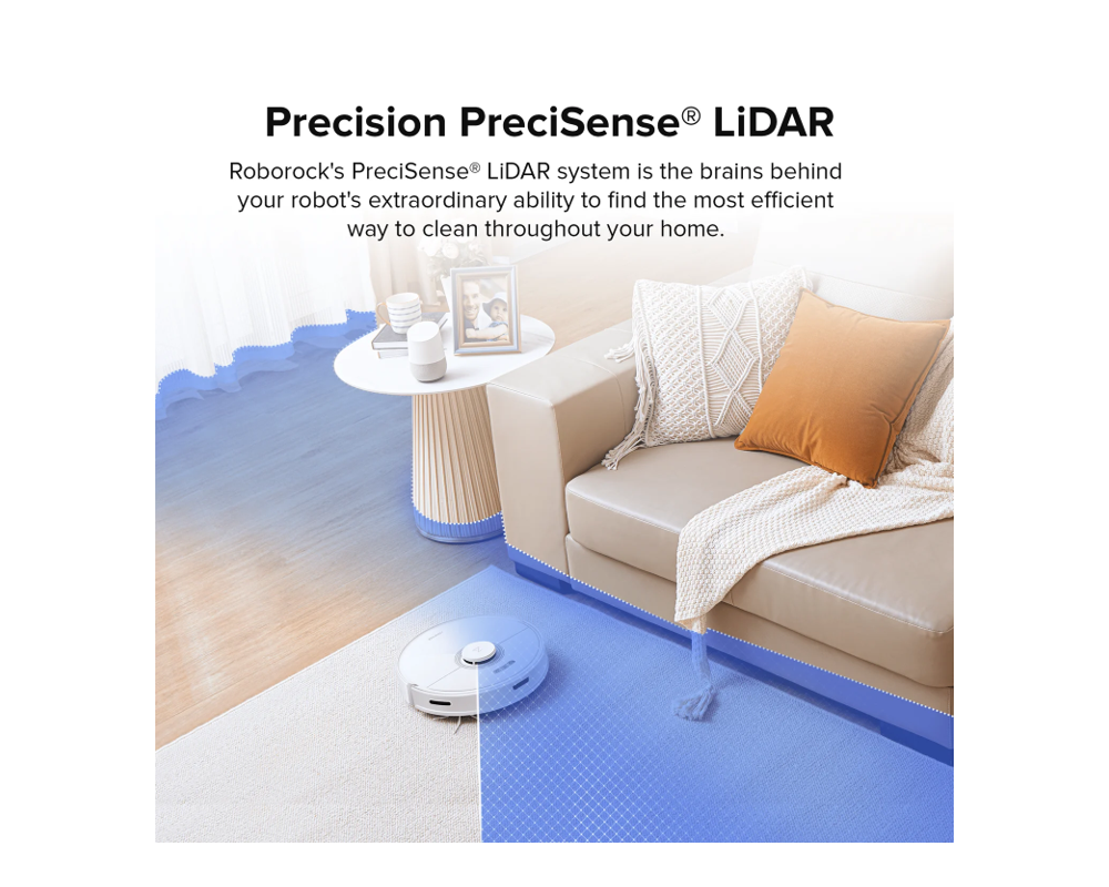 Смарт прахосмукачка Roborock Q7Max - бяла 7