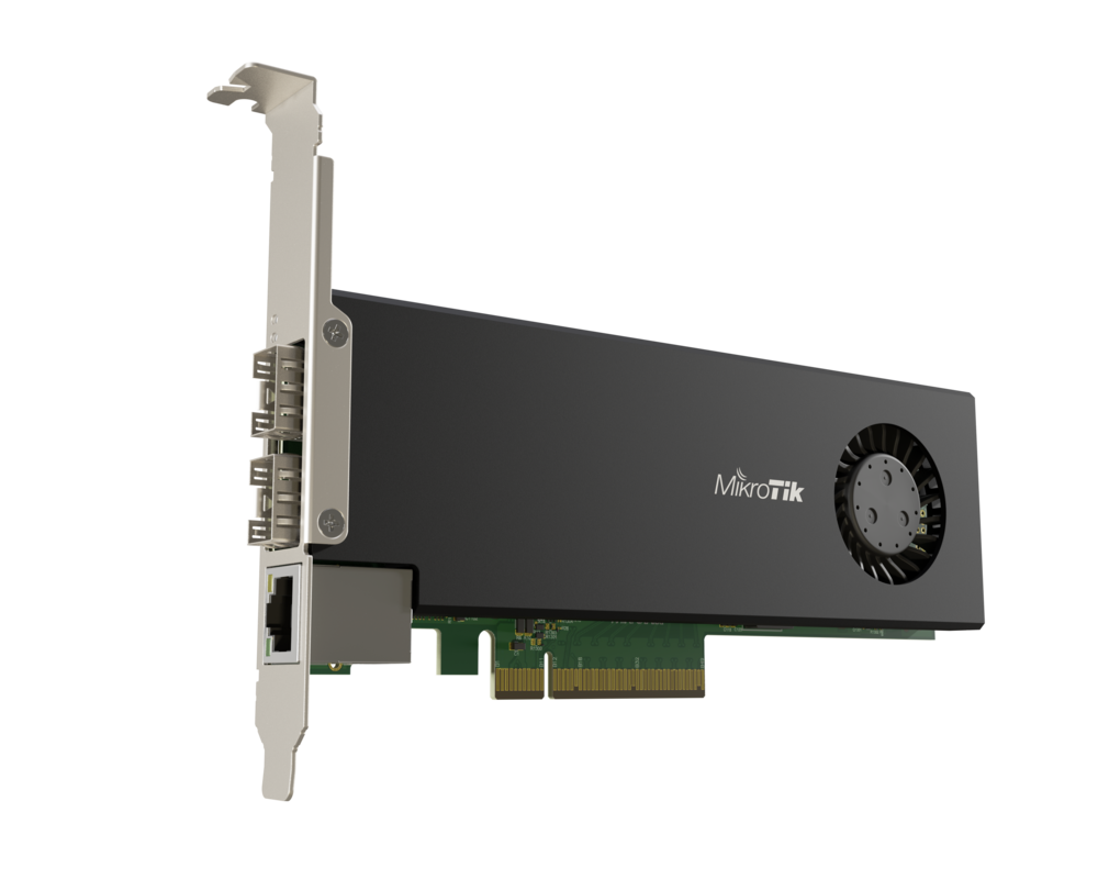 Рутер MikroTik CCR2004-1G-2XS-PCIe smart PCIe network interface High bracket 4