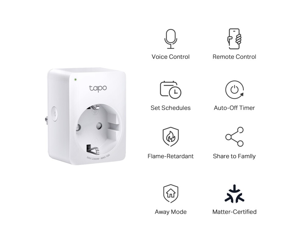 Умен контакт TP-Link Tapo P100M 15