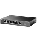 <span>Switch (Комутатор)</span> TP-Link TL-SG1006PP 6-портов гигабитов настолен с 3-порта PoE+ и 1-порта PoE++ <span class='catalog-num-in-name'>TL-SG1006PP</span> - 