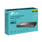Switch (Комутатор) TP-Link TL-SG105PP-M2 5-портов 2.5G настолен с 4-порта PoE++ 3
