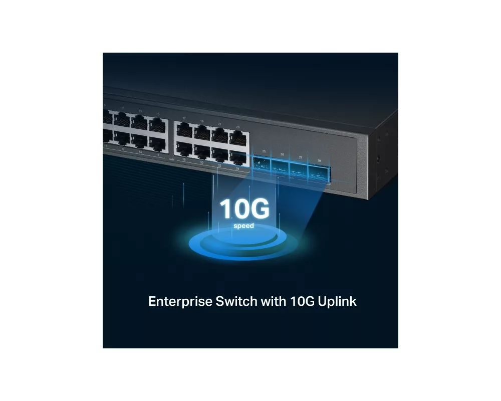 Switch (Комутатор) TP-Link JetStream TL-SG3428XPP-M2 24-портов гигабит L2+ управляем с 16-порта PoE+ и 8-порта PoE++ 6