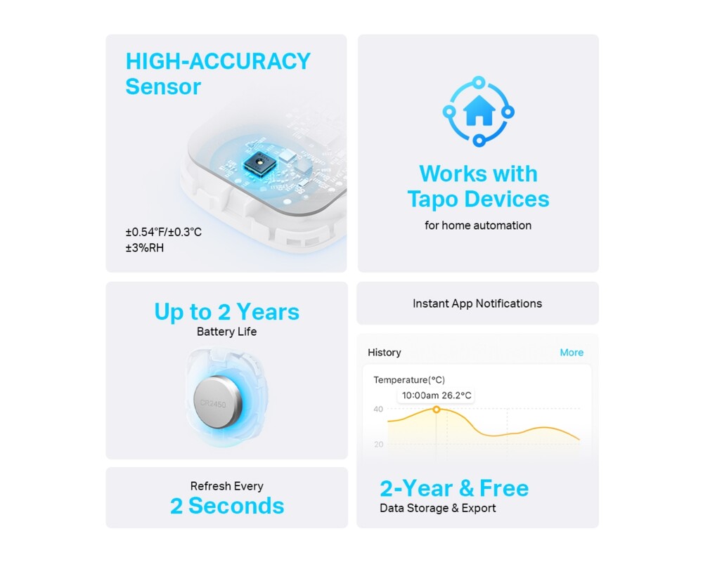 Сензор TP-Link Tapo T310 2