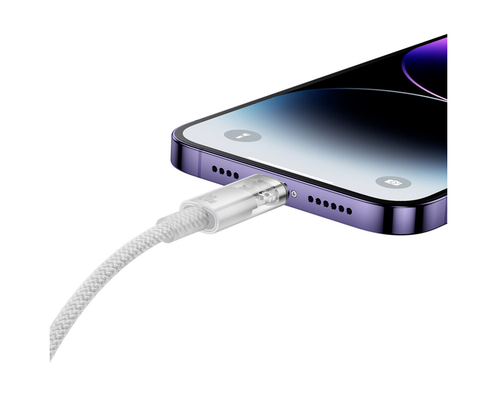 Кабел Baseus Explorer Series USB-C - Lightning 20W 2 м CATS010302 - бял 5