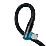 Кабел Кабел Baseus CAVP000421 MVP 2 Elbow-shaped Fast Charging USB към Type-C 100W 1м, черен-син 2