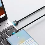 Кабел Кабел Baseus CAVP000421 MVP 2 Elbow-shaped Fast Charging USB към Type-C 100W 1м, черен-син 6