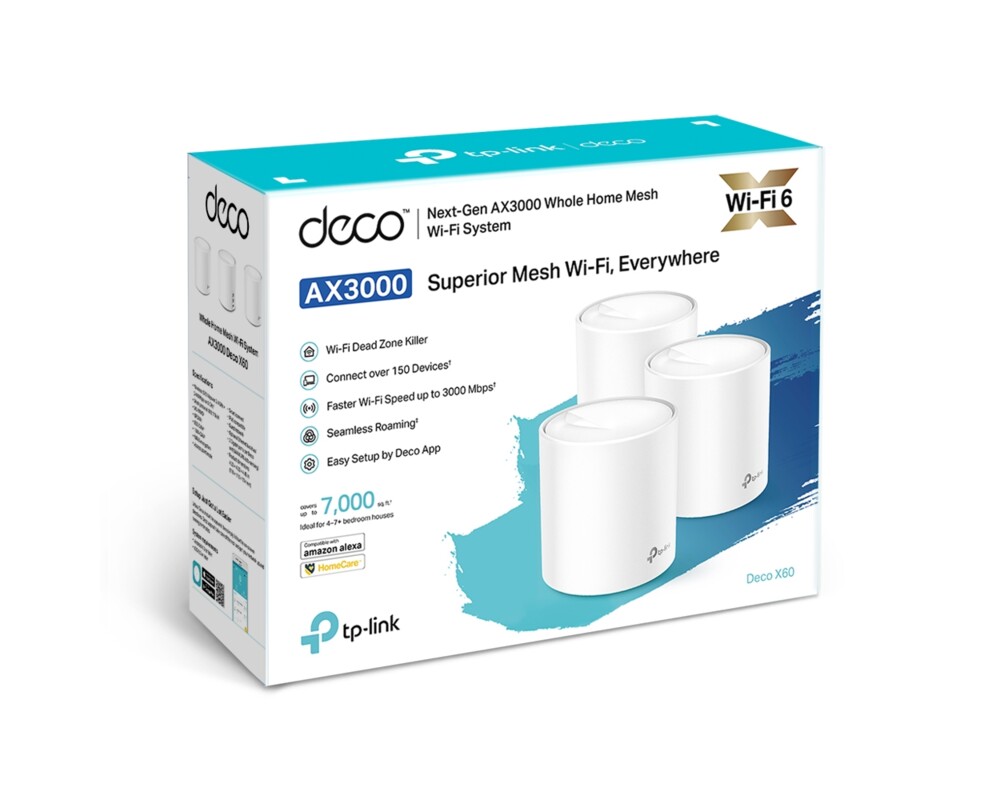 Рутер TP-Link Deco X60(3-pack) AX3000 2