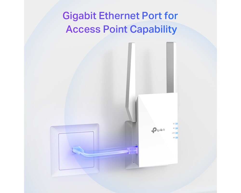 Безжичен усилвател 2-лентов OneMesh удължител на обхват TP-Link RE505X AX1500 EOL 2