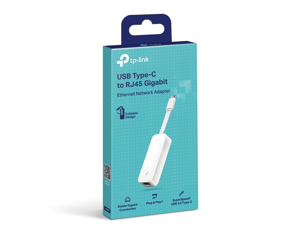 Мрежова карта TP-Link UE300C USB Type-C към RJ45 гигабитен 2