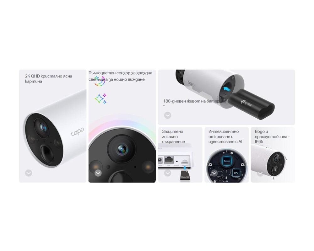 Цифрова IP камера TP-Link Tapo C420 3